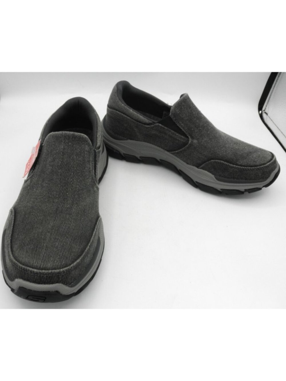 Skechers Men's Relaxed Fit Respected Fallston Charcoal Loafers Sz:8.5 #204387 - Picture 3 of 9